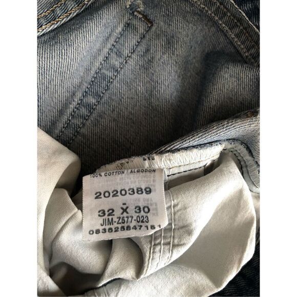 Lee Regular Fit Hand Painted Graffiti Vulgar Mickey and Minnie Jeans Size 32 - Picture 14 of 15